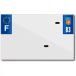 Top Plaq Blanco PVC nummerplaatstrip Top Plaq 83