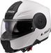 LS2 FF902 Scope II Solid Glossy Wit Systeemhelm - Maat S