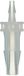 NeoLab 2-0968 overgangsstuk (PP) recht, f. 1,6-2,6 mm/4,0-5,0 mm (10-pack)