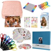 HP Sprocket Draagbare Instant Fotoprinter, 2 x 3 inch, (Roze) Plakboek bundel