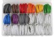 RS PRO Set kabelmarkers, opsteekbaar, zwart, blauw, bruin, groen, grijs, oranje, rood, paars, wit, geel, Ø 2 mm