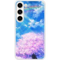 Samsung Bedrukt siliconen hoesje compatibel met Galaxy S23 Hanami