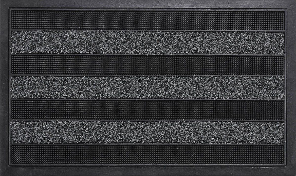 MD-Entree Schoonloopmat - Cactus Anthra - 45 x 75 cm - Grijs - Rubber