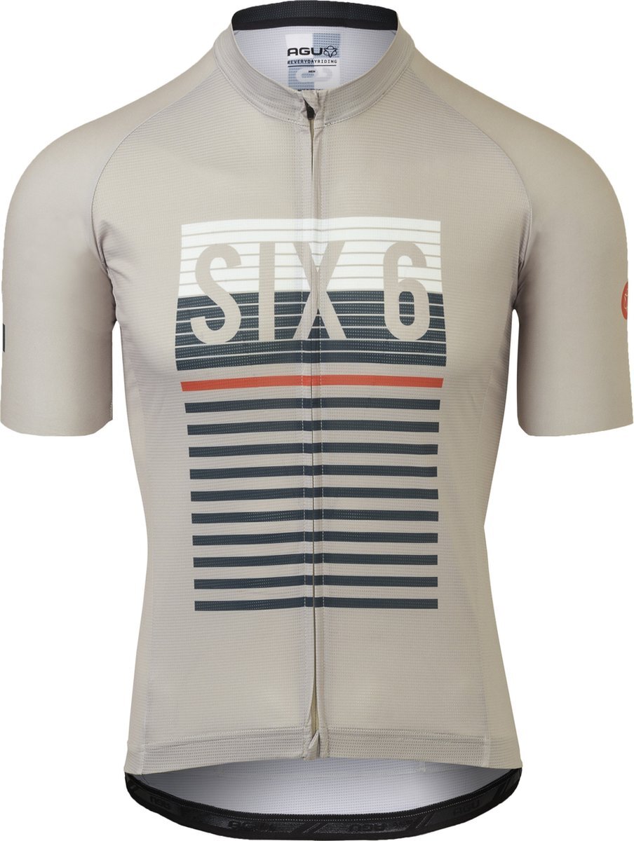 AGU Classic Fietsshirt IV Six6 Heren - Gebroken wit - XXL