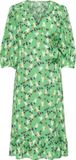 ONLY - ONLOLIVIA 3/4 WRAP MIDI DRESS WVN NOOS Dames Jurk - Winter Green - XS