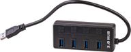 Akyga AK-AD-33 Hub USB A (m) / 4x USB A (f) zwart