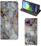 B2Ctelecom Book Case Motorola Moto G9 Power - Marmer Grijs