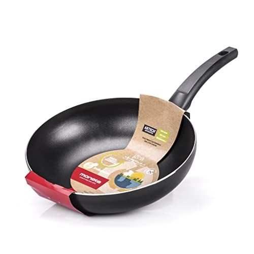 Moneta Gea Wok, 28 cm, aluminium, voor elke kookplaat inclusief inductie