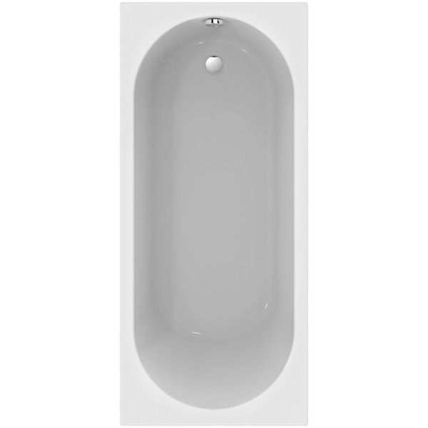 Nemo Spring London inbouwbad mono 180x80x44cm 225L met potenstel wit acryl GA42501