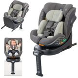Babyauto Scudda Autostoeltje, Groep 0/1/2/3, 40-150 cm, i-Size, draaibaar, olijfgroen