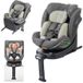 Babyauto Scudda Autostoeltje, Groep 0/1/2/3, 40-150 cm, i-Size, draaibaar, olijfgroen