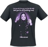 The Osbournes All Fucking Mad T-shirt - Zwart - S