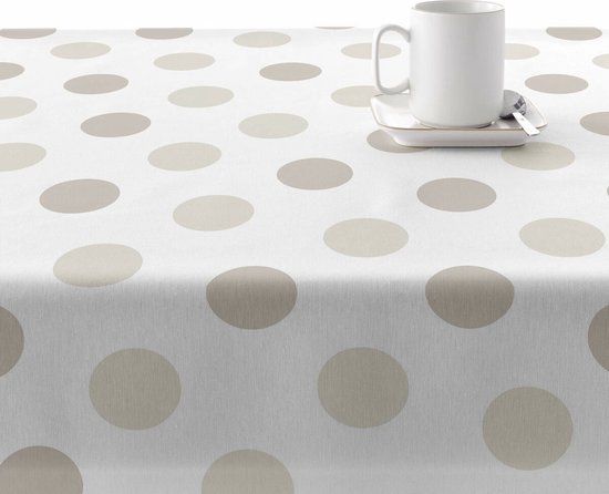 Muaré Vlekbestendig Tafelkleed - 200 x 140 cm - Cirkels - Multicolor