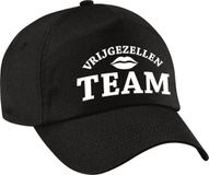 Bellatio Decorations 1x Zwart vrijgezellenfeest petje Vrijgezellen Team dames