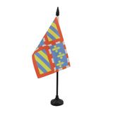 AZ FLAG Tafelvlag Bourgondië 15x10 cm Polyester 100D Plastic Voet