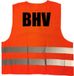 Bellatio Decorations Shoppartners Bv BHV vest / hesje oranje met reflecterende strepen voor volwassenen - bedrijfshulpverlening - veiligheidshesjes / veiligheidsvesten