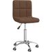 DESIGN IN Marron Tissu Pivotante De Bureau Chaise