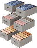 Famanu – Lade-organizer set van 1, opvouwbare opbergdoos met verstevigde bodem voor kledingkasten