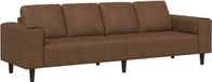 vidaXL Woonkamerbank Bruin 250 x 77 x 76 cm