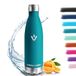 Thermosfles, 500 ml, dubbelwandige roestvrijstalen thermosfles, dubbelwandig, lekvrij, sportfles, thermosfles voor kinderen, sport, houdt 12 uur warm, 24 uur koud