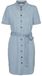 Vero Moda Silvia Korte Mouwen Korte Jurk Blauw M Vrouw
