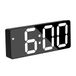 Alarm TSV Alarm Klok Spiegel LED Display Digitale Klok met Temperatuur, Snooze, Verstelbare Kalender, USB-poort Nachtlampje