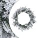 vidaXL Kerstkrans Wit Diam. 30 cm PVC en PE