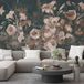 Papier peint panoramique fleurs 195 cm x 98 cm