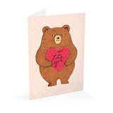 Grupo Erik Erik Editores Wenskaart Teddy Love, uniek