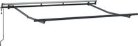 vidaXL - Uitschuifbare luifel - Bruin - 350 x 200 cm - Stof