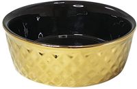 Nobby Keramische Kom Goud, goud/zwart Ø 15 x 6 cm, 0,50 l
