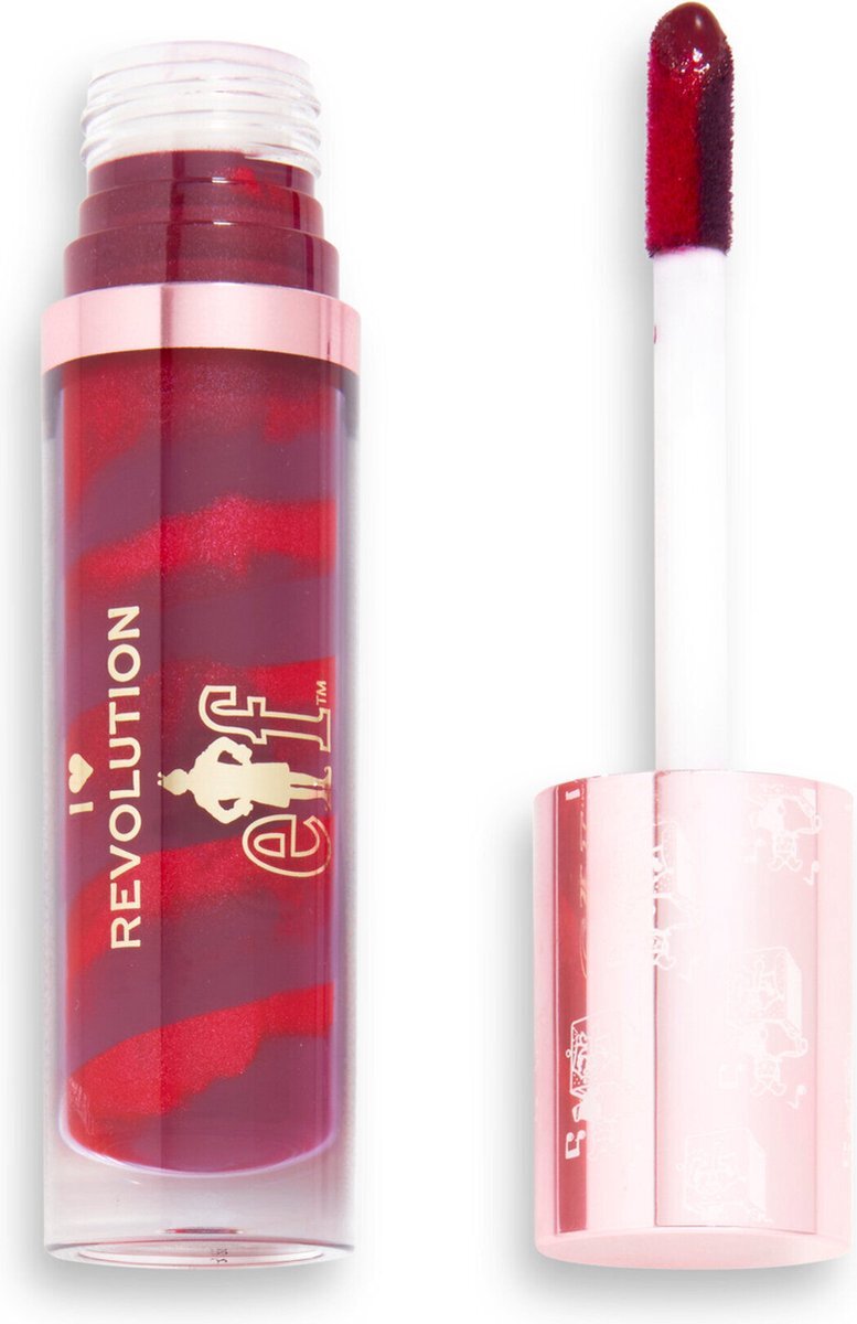 I Heart Revolution x Elf Candy Cane Lipgloss - Jack In The Box