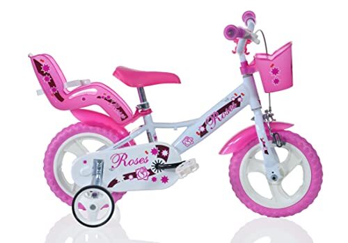 SCH Bike Roses 12 inch Bianca-3-5 jaar, kinderfiets, wit, 12