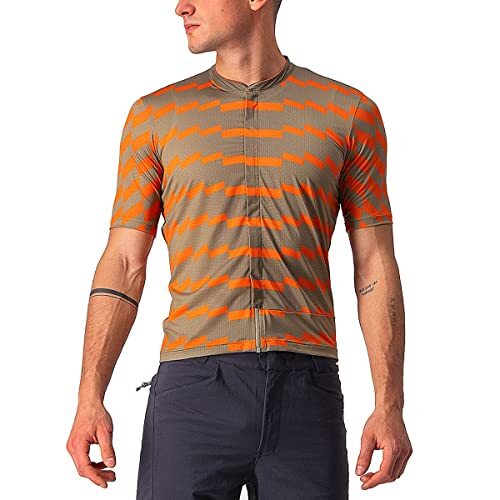 Castelli 4522007-353 Unltd Sterrato Jersey heren T-shirt olijfgroen/oranje Rust S