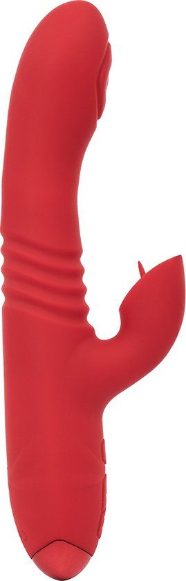 Rimba Gothenburg Stotende en Kloppende Rabbit Vibrator Rood
