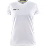 Craft Progress 2.0 Shirt Korte Mouw Dames - Wit | Maat: M