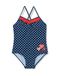 Playshoes Badpak Hartjes Uv-werend Blauw Meisjes Maat 98/104