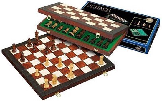Philos Schaak kassette Fischer - Schaakspel - Hout - 4014156026056