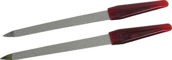 Hair Mode Metalen Nagelvijlen 17cm - 2 Stuks