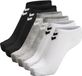 Hummel Hmlchevron Enkelsokken, set van 6, Unisex, Zwart/Wit/Grijs, Maat 36-40