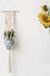 Vido Decoraties Plantenhanger - Macrame - Wit - 100 cm