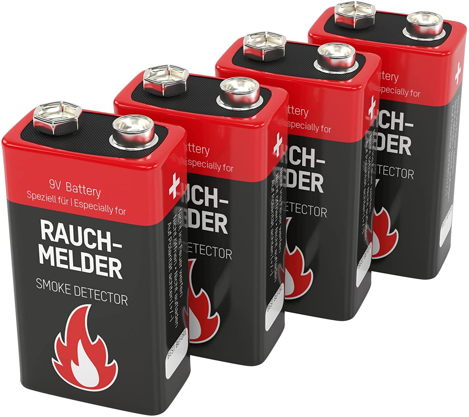 Ansmann 9V Alkaline Batterijen 4x - 4013674104871