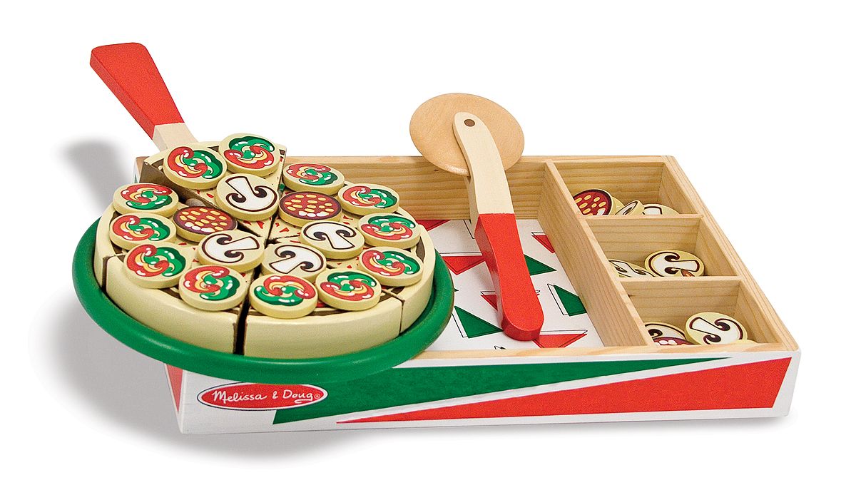 MELISSA & DOUG Houten Voedsel Pizza