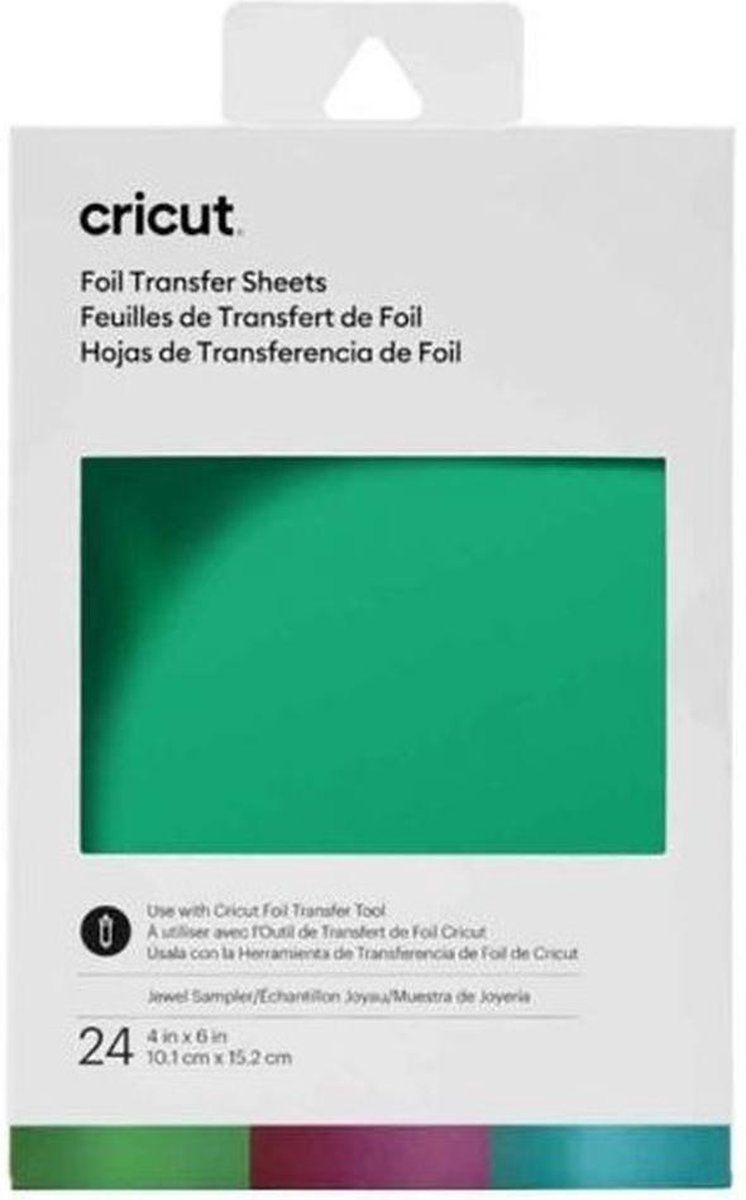 Cricut Transferfolie Juweel Sampler - 15 x 10 cm (24 stuks)