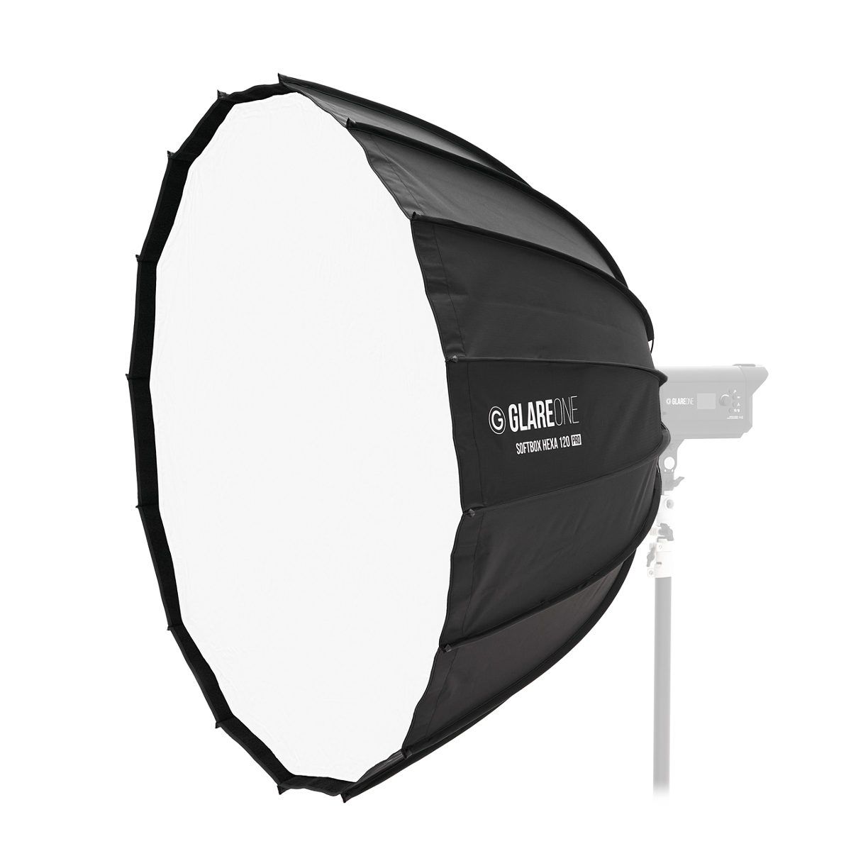GlareOne Softbox Hexa 120 PRO - Bowens mount