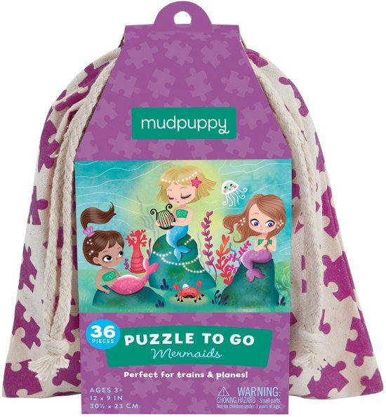 Mudpuppy Puzzle To Go - Zeemeermin - 9780735345973