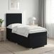 Maison Exclusive - Lit boxspring avec matelas Noir 90 x 190 cm Tissu