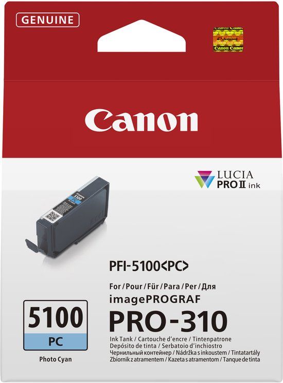 Canon PFI-5100 PC inktcartridge Foto cyaan