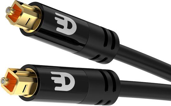 Drivv. Premium Toslink Optische Kabel - 10 meter - Zwart