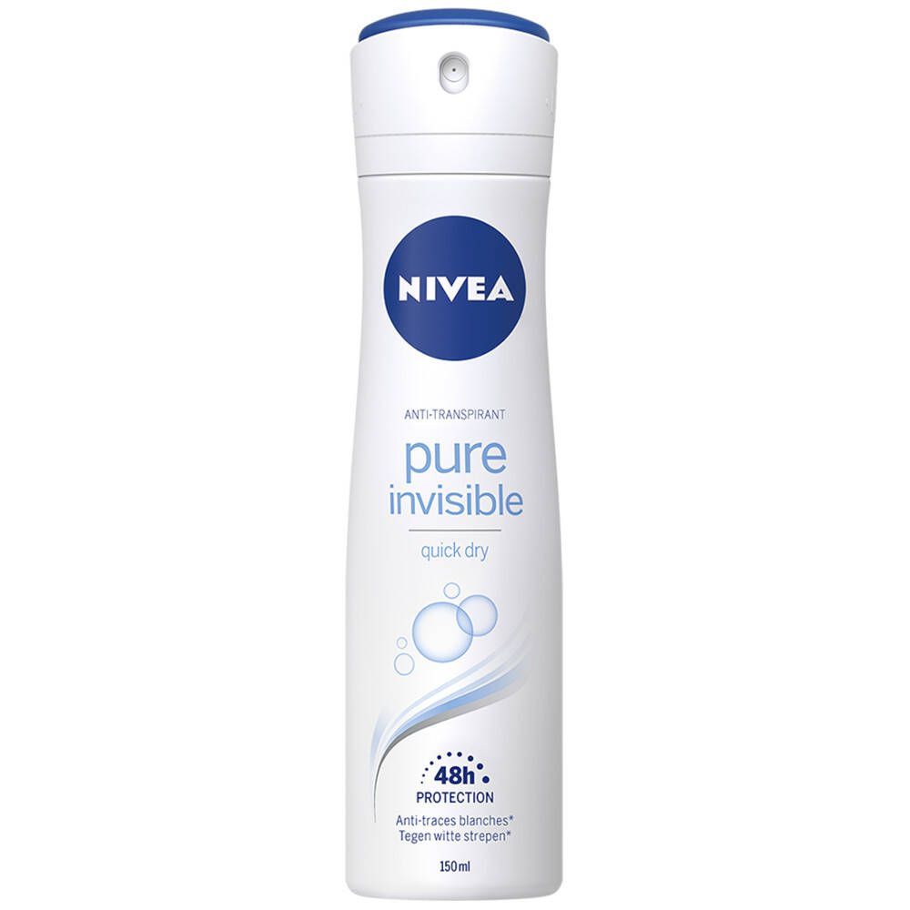 Nivea Deodorant Pure Invisible - 150 ml